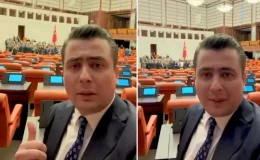 Meclis’ten video çekip paylaşan Osman Gökçek’in sözleri muhalefet cephesini kızdırdı