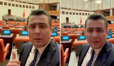 Meclis’ten video çekip paylaşan Osman Gökçek’in sözleri muhalefet cephesini kızdırdı