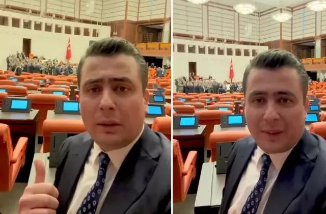 Meclis’ten video çekip paylaşan Osman Gökçek’in sözleri muhalefet cephesini kızdırdı