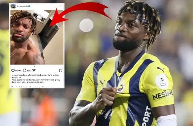 Rangers maçı kadrosuna alınmayan Saint-Maximin’den jet hızında paylaşım