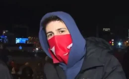 Saraçhane’deki İmamoğlu protestosuna katılan gencin sitemi viral oldu