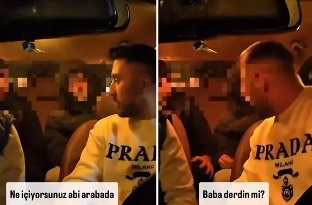 Taksi şoförü, yolcuların araçta içtiği şeyi görünce çıldırdı: Baba sen hayırdır ya!