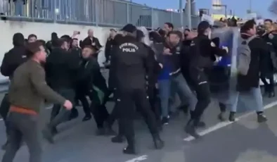 Taksim’e yürümek isteyen İstanbul Barosu avukatlarına polis müdahalesi