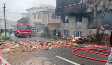 Tekirdağ’da 4 katlı binada doğal gaz kaynaklı patlama: 2 yaralı