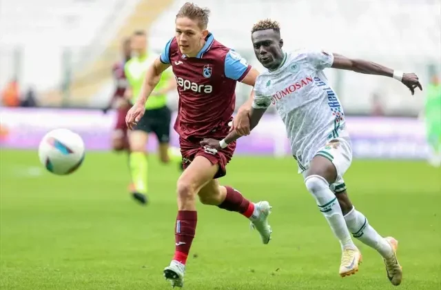 Trabzonspor, Konyaspor’a 1-0 mağlup oldu