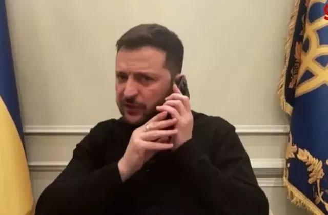 Zelenskiy’e canlı yayında sürpriz telefon: Seni sonra arayacağım