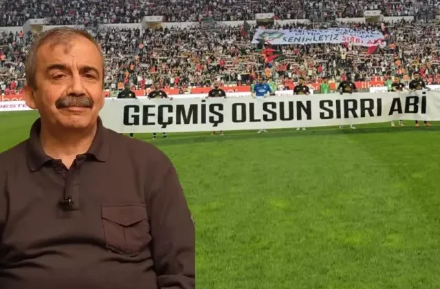 Amedspor, Sırrı Süreyya Önder’i unutmadı! İşte açtıkları pankart