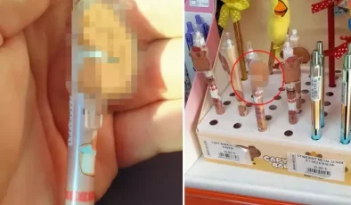 Buna kim, nasıl müsaade etti? Okulun karşısındaki kırtasiyede satılan kalem pes dedirtti