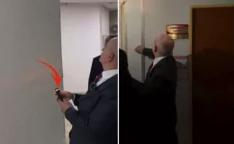 Büyükçekmece Belediye Başkanı, deprem sonrası binaları duvarlarını tıklatarak kontrol etti