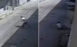 Depreme çalışırken yakalanan işçi, binadan atladı