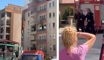 Eşiyle tartışıp evini kundakladı, yangını izlerken yakalandı