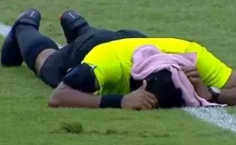 Hindistan Süper Kupası’nda arı saldırısı! Hakem ölümden döndü