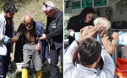 Kaybının 41. saati bulunan yaşlı adamın ambulansa binerken söyledikleri yürekleri ısıttı