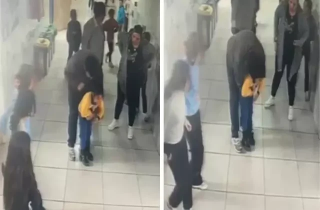 Nefes borusuna yiyecek kaçan öğrencisini Heimlich manevrasıyla kurtardı