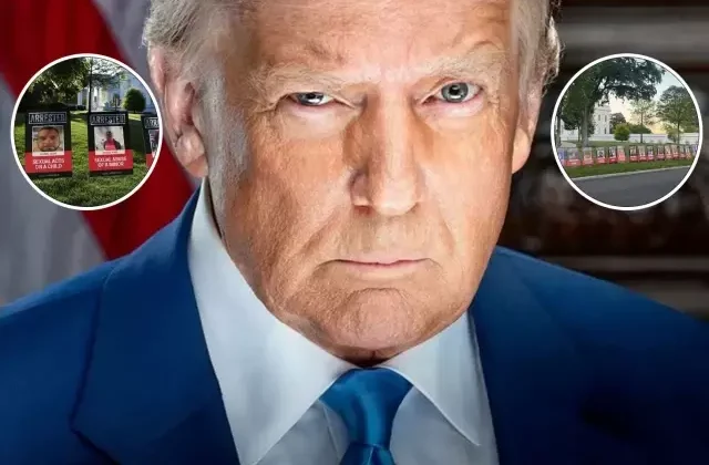 Trump yine yaptı yapacağını! İlginç 100. gün kutlaması: Tek tek Beyaz Saray’ın çimlerinde sergiledi