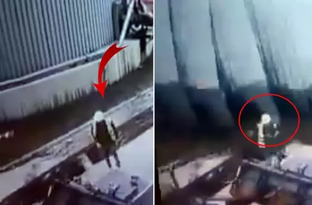 Tuzla Deri Organize Sanayi Bölgesi’ndeki patlama anı kamerada