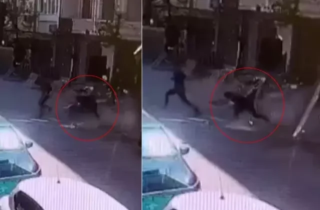 3.7’lik depremde bir binanın balkonu çöktü! Yaralı var