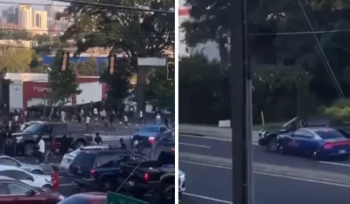 ABD’de polis kalabalığa dalan aracı ‘çarparak’ durdurdu