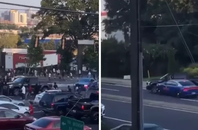 ABD’de polis kalabalığa dalan aracı ‘çarparak’ durdurdu