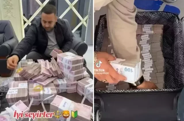 Aile boyu dolandırıcılık iddiası! Balya balya paraları TikTok’ta sergilediler