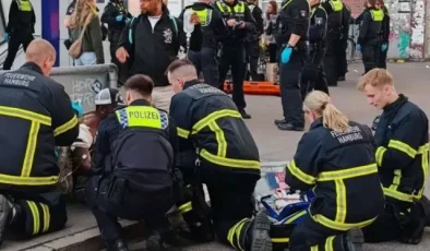 Almanya’da tren istasyonunda bıçaklı saldırı: 6’sı ağır, 12 yaralı