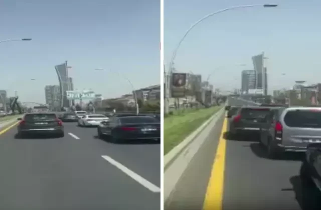 Ambulansa yol vermeyen düğün konvoyuna ceza yağdı