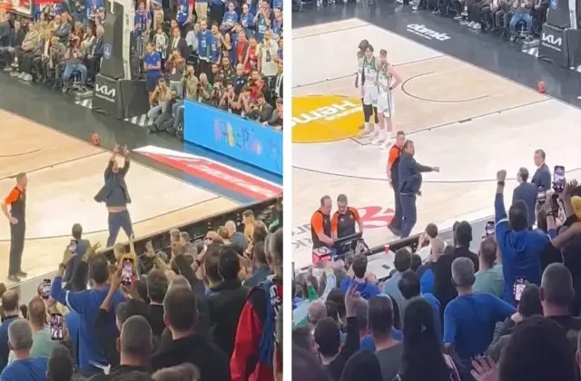 Anadolu Efes taraftarı ile Ergin Ataman arasında gerginlik! Salonu terk etti