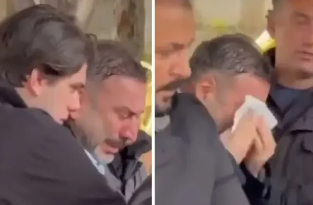 Annesini toprağa veren Ertem Şener hüngür hüngür ağladı