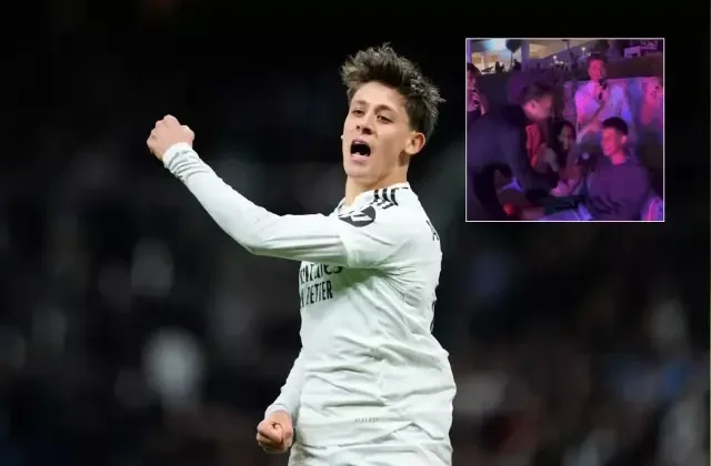 Arda Güler bu kez sahnede parladı! Tatilde aşka geldi, sevgilisine şarkı söyledi