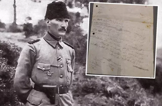 Atatürk’ün Fedai Müfrezesine verdiği el yazısı emir ortaya çıktı