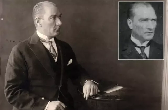 Atatürk’ün stüdyo fotoğraf çekiminde, videosu da olduğu ortaya çıktı