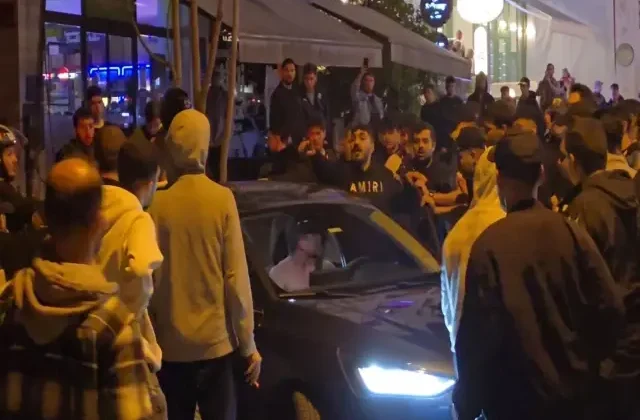 Bağdat Caddesi’nde Galatasaray taraftarlarına saldırı