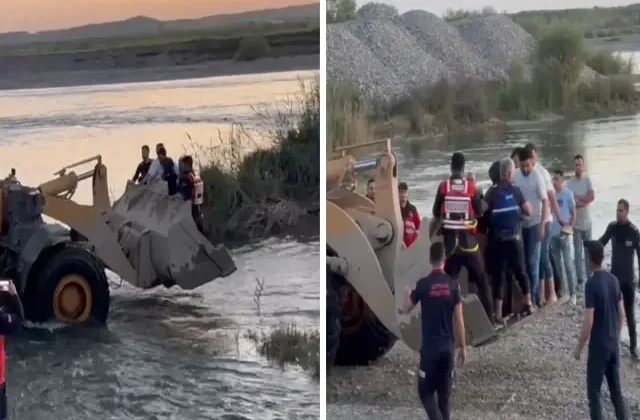 Batman Çayı’nda piknik yaparken mahsur kalan 25 kişi kepçe yardımıyla kurtarıldı