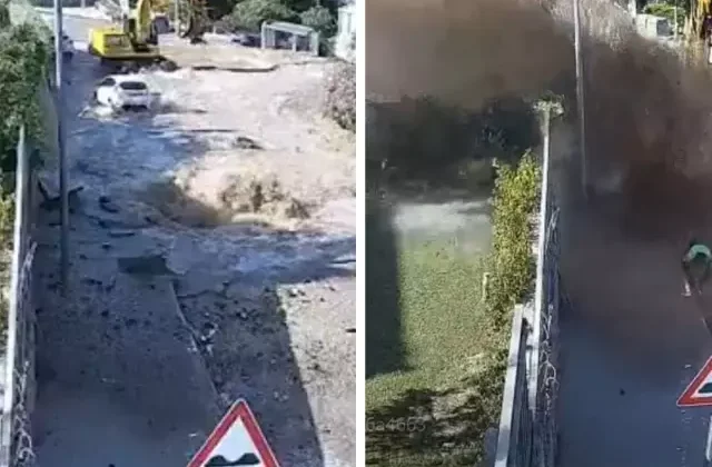 Bodrum’da su borusu patladı! Evleri su bastı, araçlarda hasar oluştu