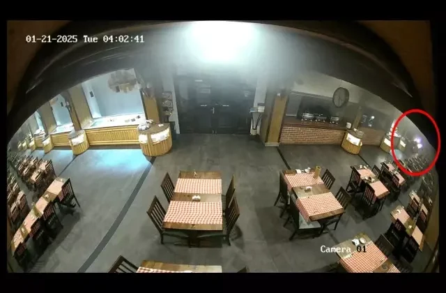 Bolu’daki otel faciasında yangının çıkış anı kamerada