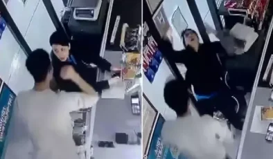Çalıştığı zincir markette mesai arkadaşı tarafından darbedildi
