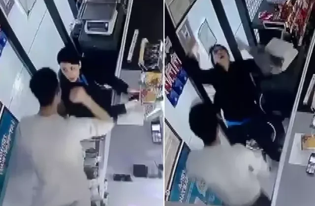 Çalıştığı zincir markette mesai arkadaşı tarafından darbedildi