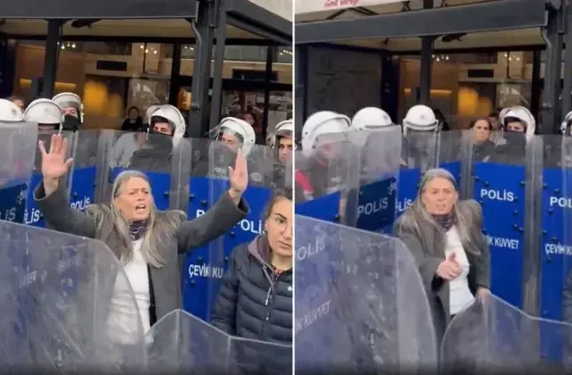 CHP’li vekil arbede esnasında polisler tarafından çembere alındı