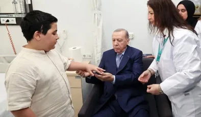 Cumhurbaşkanı Erdoğan ve küçük çocuğun güldüren Fenerbahçe diyaloğu