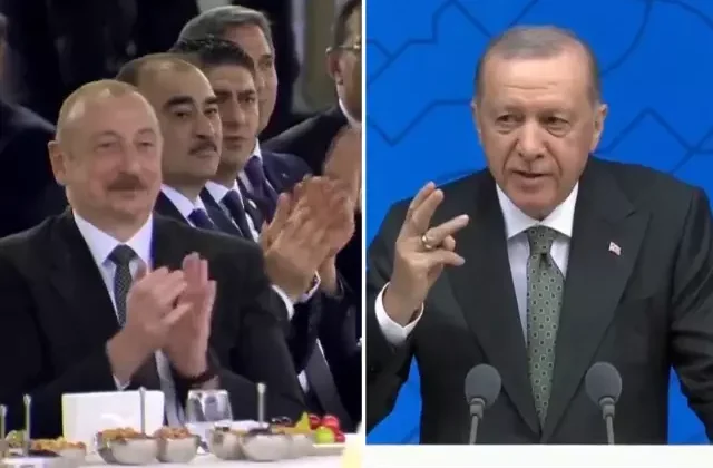 Cumhurbaşkanı Erdoğan’dan Azerbaycan’da dikkat çeken mesaj: Üç millet tek devletiz