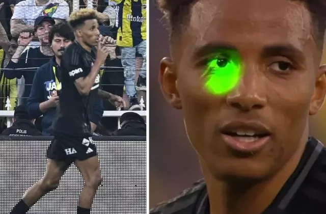 Derbide Gedson Fernandes’e tutulan lazerin bedeli ağır oldu