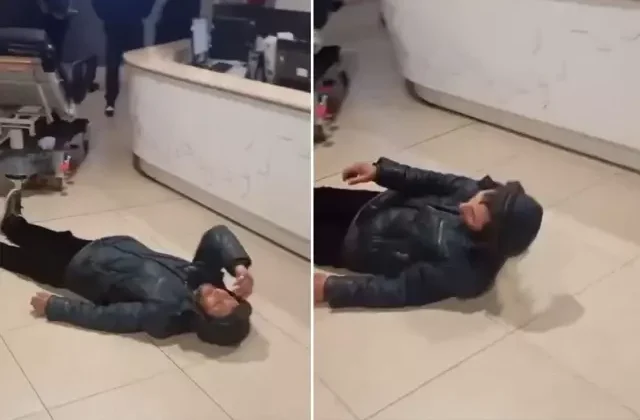 Devlet hastanesinde kaydedilen görüntü tartışma yarattı