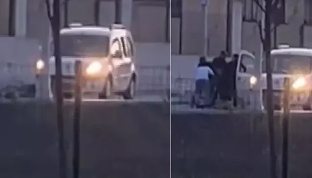 Drift atarken arkadaşını camdan aşağı düşürdü