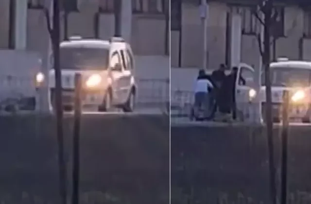 Drift atarken arkadaşını camdan aşağı düşürdü