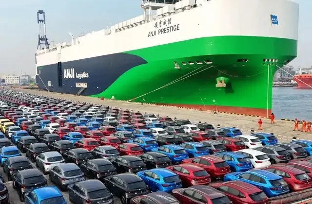 Dünyanın en büyük otomobil gemisi Anji Ansheng ilk seferine çıktı