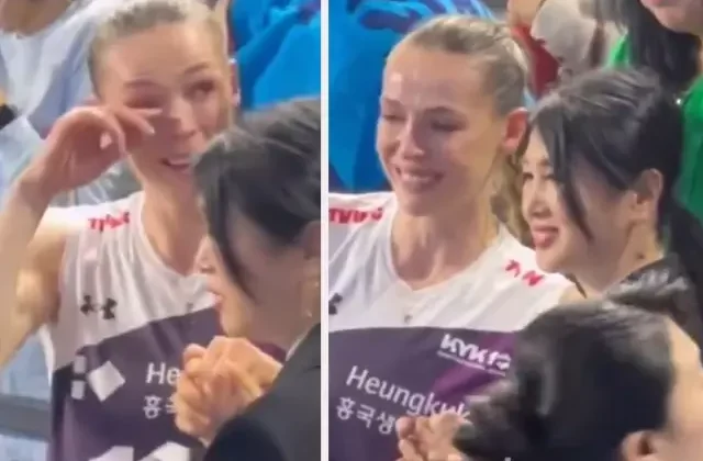 Eda Erdem veda maçında hem ağladı hem de ağlattı