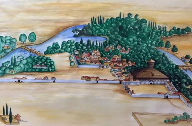 Edirne Sarayı’nın 17’nci yüzyıldaki halini en net gösteren gravür İsviçre’de bulundu