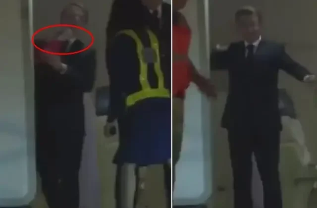Eşi Brigitte, Macron’u kameraların önünde tokatladı