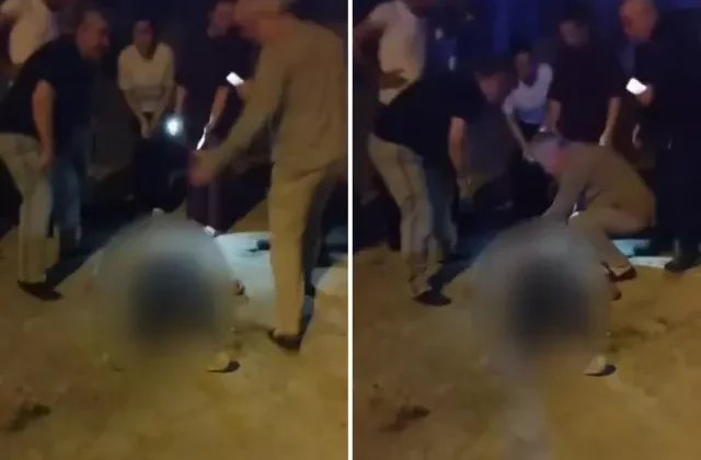 Eski nişanlısının elinde bıçak gören kadın balkondan atladı