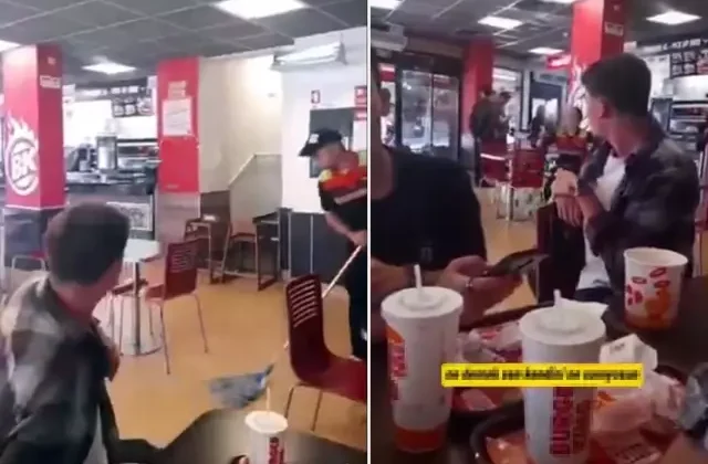 Fast-food restoranında skandal! Herkesin içinde azarlanınca gözyaşlarına hakim olamadı